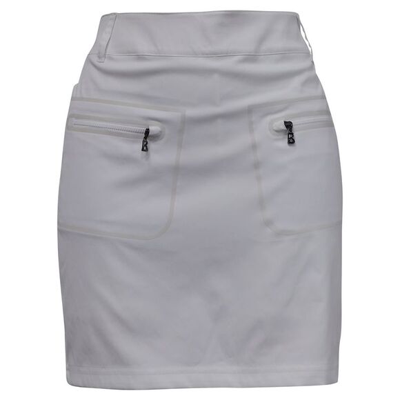 Bogner Mirana Mini Skort wit Pockets in White Polyester - Picture 1 of 6